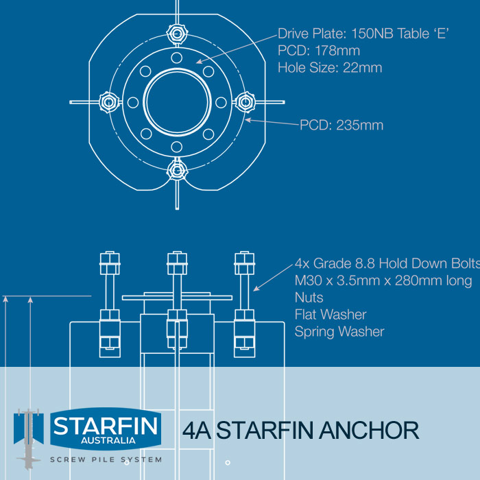 4A Starfin Anchor