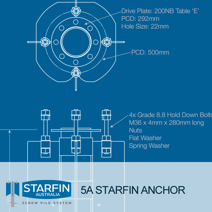 5A Starfin Anchor