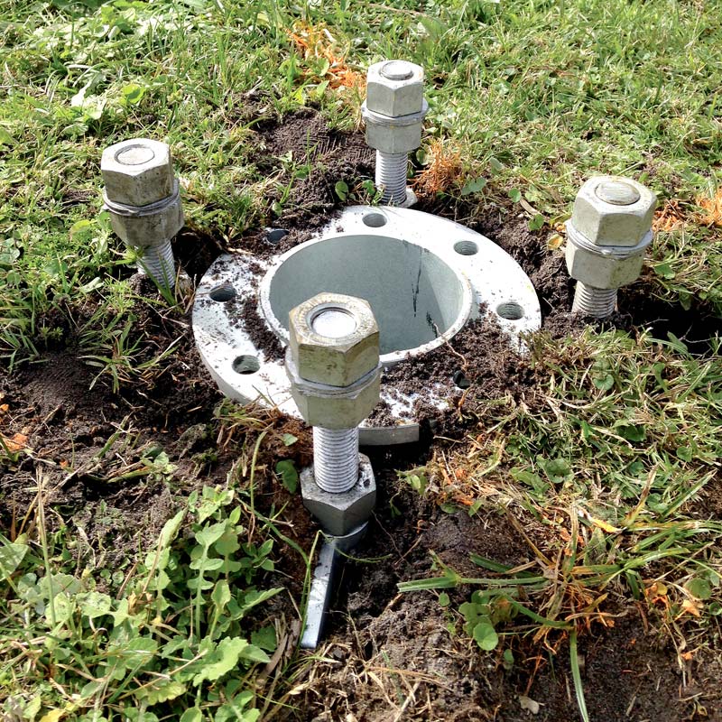 Starfin Anchor in Ground